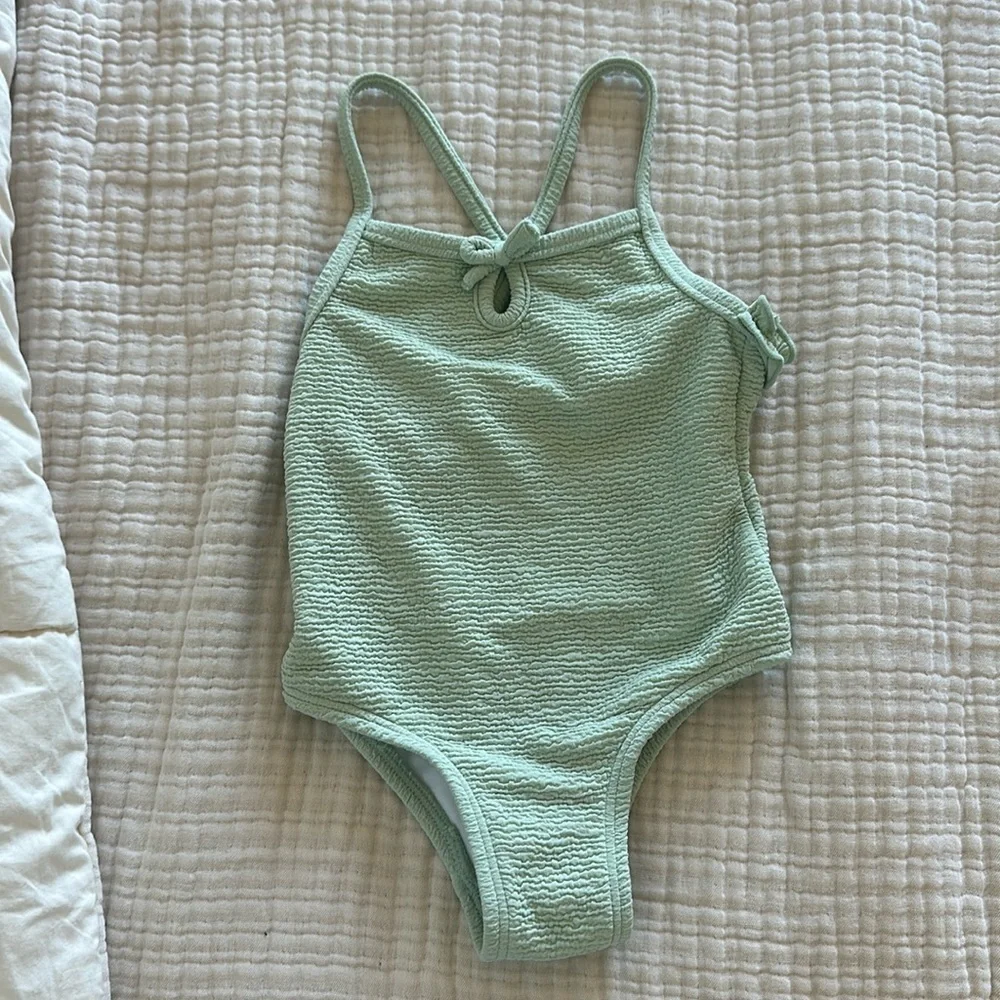 Modern Moments by Gerber Baby and Toddler Girls One Piece Swimsuit UPF 50+ 12M